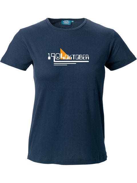 T-shirt Dam, Marinblå - 1904 Oktober